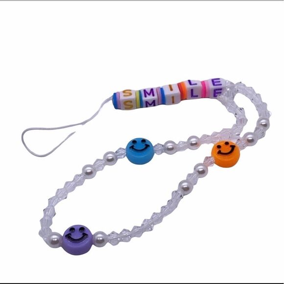 NWT Wool + Pepper Co. Y2K Beaded Phone Lanyard - Picture 1 of 5